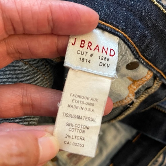 EUC! J Brand straight cut stretch denims s32 - Picture 7 of 9